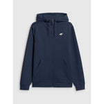 Men's zip-up sweatshirt with hood 4F