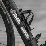 Rockbros HQ-67A-L03 Bicycle Pump with Pressure Gauge - Silver szürke pumps