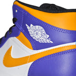 AIR Jordan 1 MID Sneakers Los Angeles Lakers LA - tornacipő