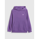 Girls' loose sweatshirt with hood 4F