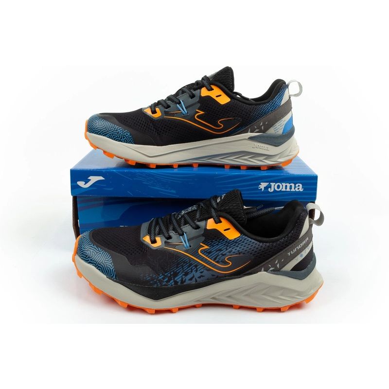 Joma Men's Tundra Cushioned Trail Running Shoes, Black