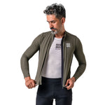 Rockbros 15220003003 ROAD TO SKY men's cycling jersey long sleeve - green zöld póló