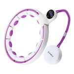 HMS Hhm17 Hula Hop White/Violet With Magnets And Weight + Counter fehér edzéssegítő 17-44-588
