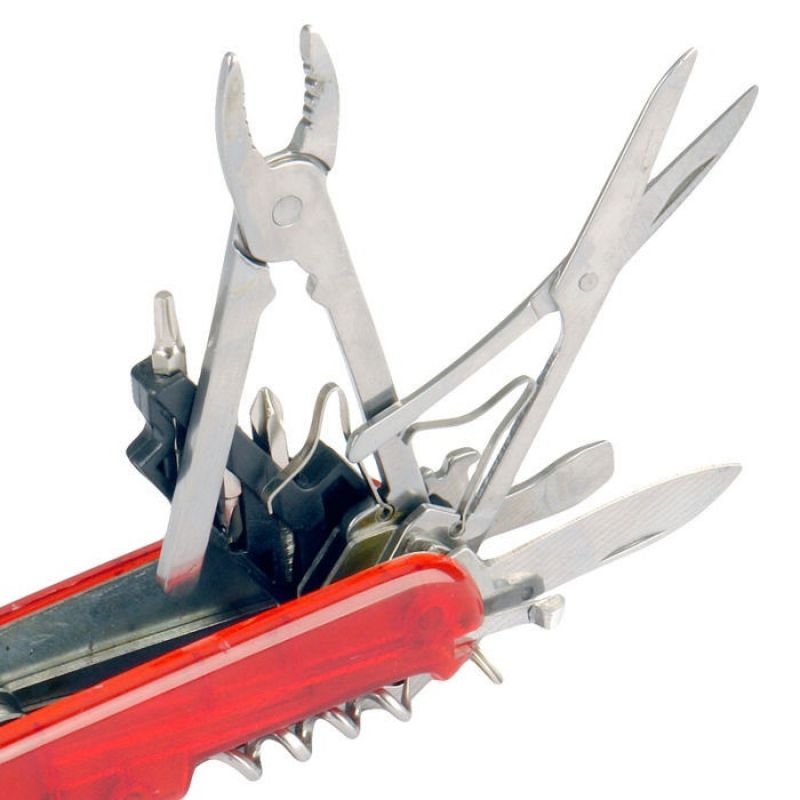 Meteor Multifunctional Pocket Knife piros medical accessories, knives, pocket knives, tourist equipment