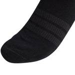 adidas Cushioned Sportswear Crew 3P Socks Black KC9626 fekete zokni