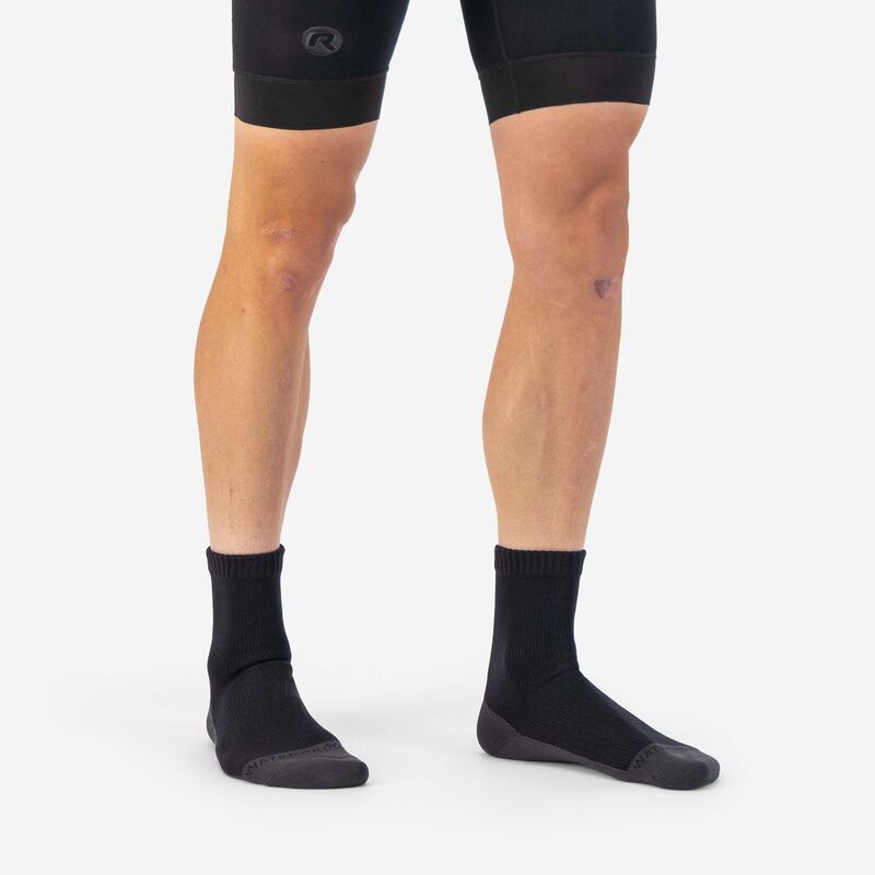 Rogelli DEEP WINTER MERINO socks black fekete zokni