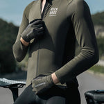 Rockbros cycling gloves spring/summer/autumn, full, size: L - green zielony \ l kesztyű