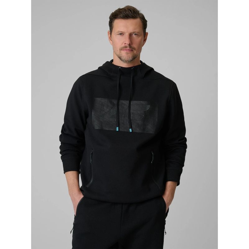 4F Men's regular hooded sweatshirt pulóver