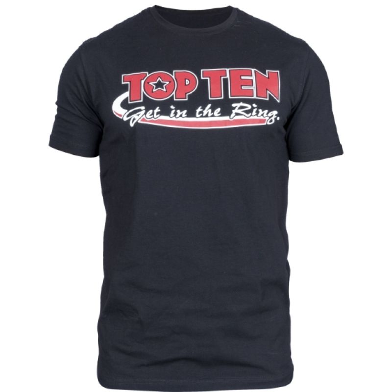 TOP TEN "Get in the ring" T-shirt (WAKO APPROVED) czerwony+m póló
