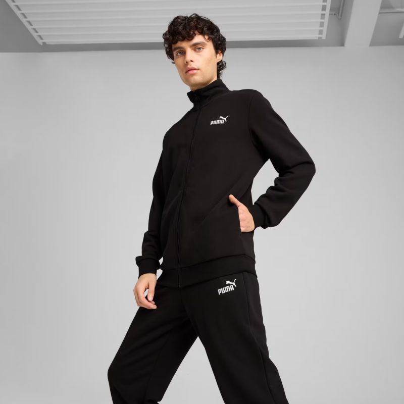 Puma ESS Sweat Suit men's tracksuit black 684848 fekete tracksuits