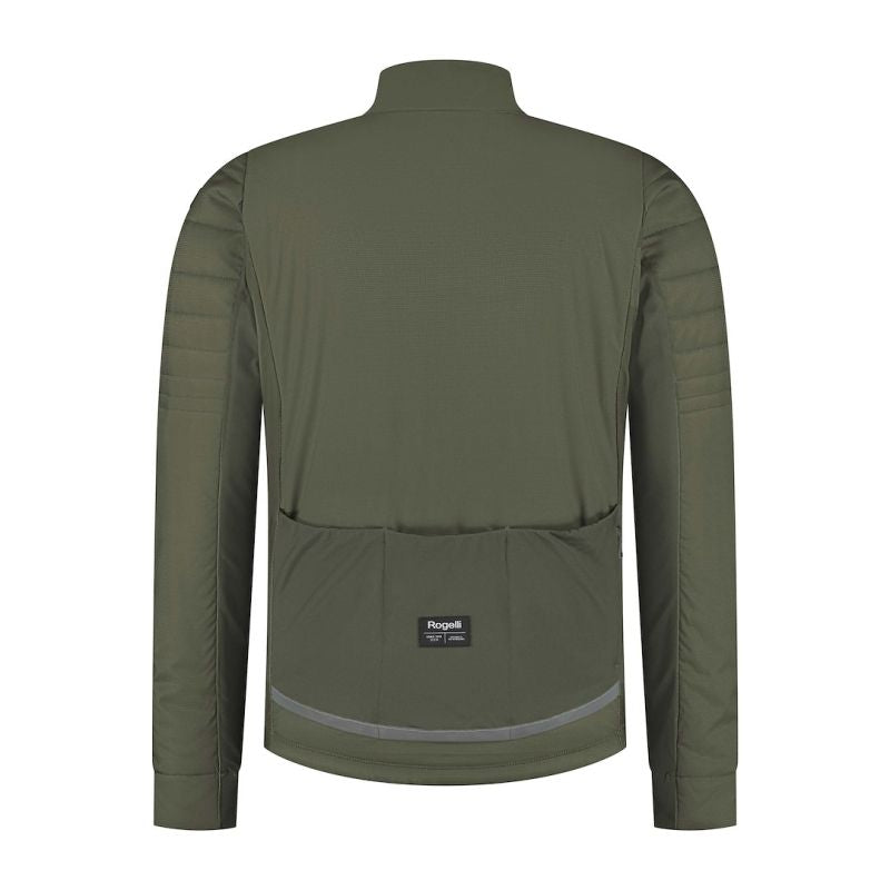 Rogelli ELEMENT Green Winter Cycling Jacket zöld kötött sapka SIRC1100005.400.XL