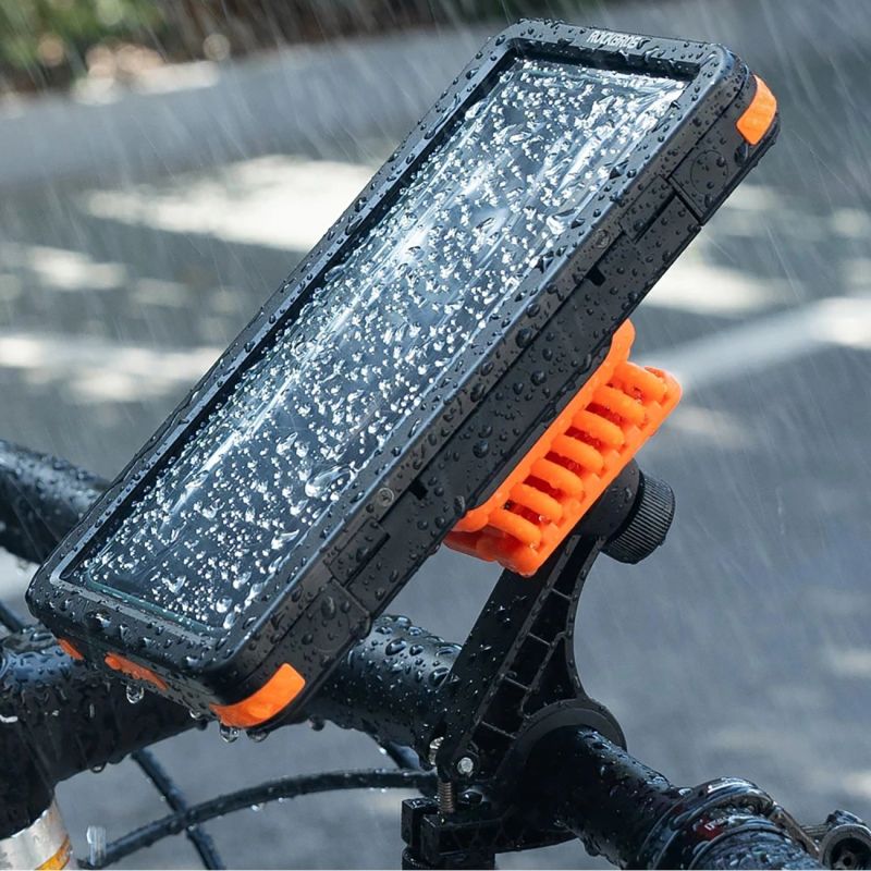 Rockbros HW-87 Magnetic Waterproof Phone Holder - Black fekete phones and accessories