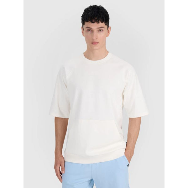 4f Men's short-sleeved sweatshirt without hood 4FRSS25TSWSM2114-11S General