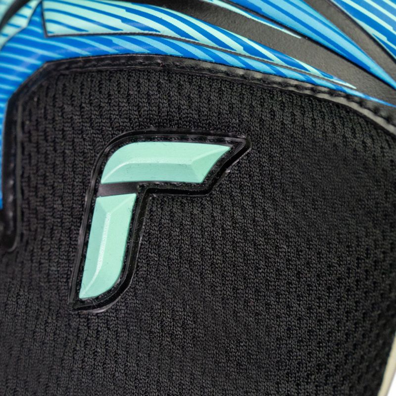 Reusch Attrakt RE:Grip NC Junior goalkeeper gloves black and 5672535 kék kapuskesztyű
