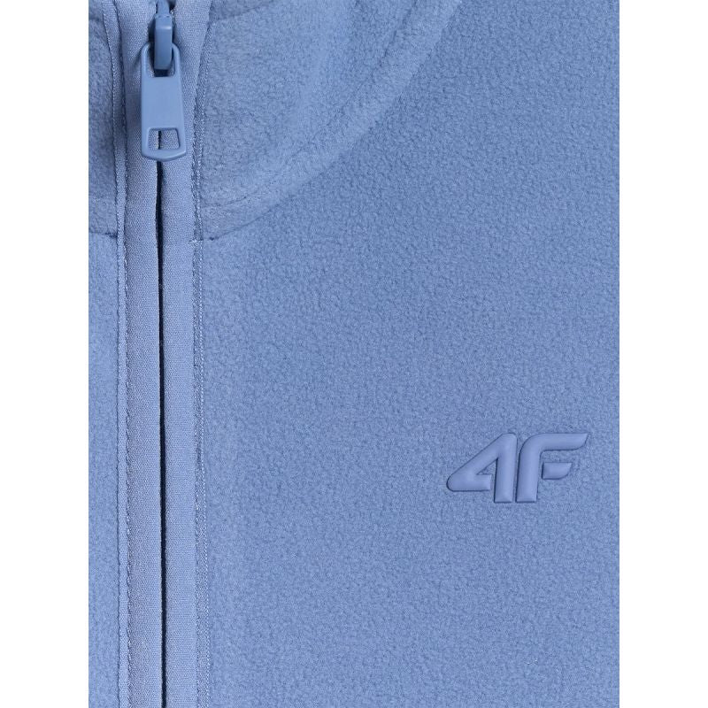 Regular fleece without hood for boys 4F 4FJRSS26TFLEM508-32S kapucnis pulóver