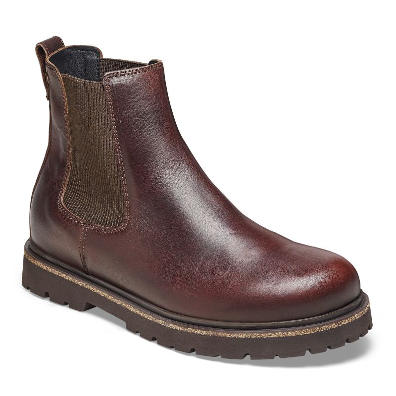 Birkenstock Highwood Slip On Mid M LENA Chocolate (1025718) utcai cipő