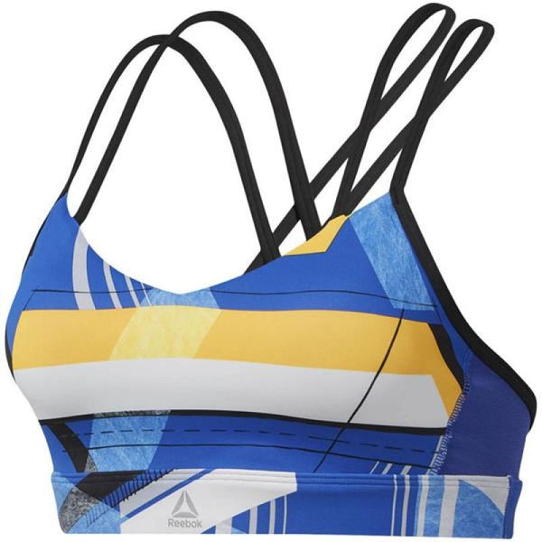 Reebok Hero Strappy Padded Bra VortaStripe W DU4097 Sportmelltartó