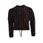 AIR Jordan Essential Fleece Top Wmns Black/Varsity Red sweatshirt - piros pulóver