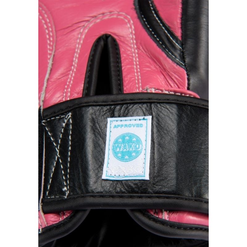 TOP TEN "Ultimate Woman" Boxing Gloves 10 oz White and Pink czarno - różowy kesztyű