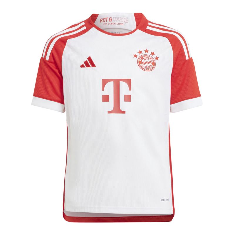 Adidas Bayern Munich Home Jr T-shirt fehér póló