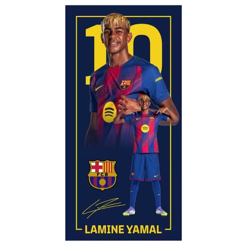 FC Barcelona beach towel Yamal microfiber 70X140 wielokolorowy törölköző