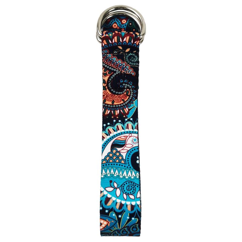 Enero YOGA EXERCISE BELT 183x3.8 CM ETNO FIT fekete belts