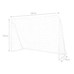 Goal with net and aiming panel Nils BR240P 2in1 240x150cm 10-10-821