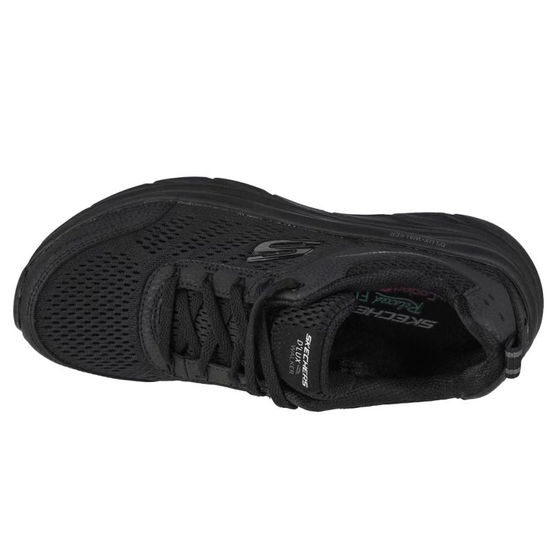 Skechers Relaxed Fit: D'Lux Walker - Infinite Motion 149023-BBK Black fekete utcai cipő
