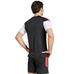 Men's adidas Tiro 26 League Jersey black, white, and red KB1357 piros mez