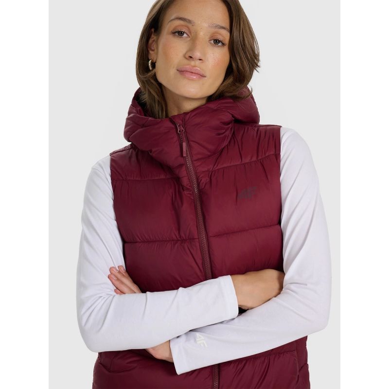 4f Women's down vest with synthetic filling 4FRAW25TVJAF326-60S Kiegészítő