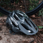 Rockbros LK-99 Mountain Bike Helmet with Adjustable Visor and Magnetic Closure 58-62 cm - Black czarny lights