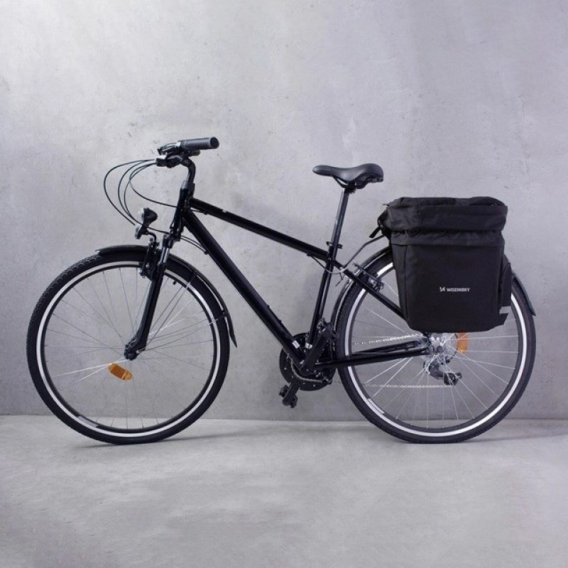 Wozinsky 60L spacious bike rack (rain cover included) black ( ) fekete táska WBB13BK