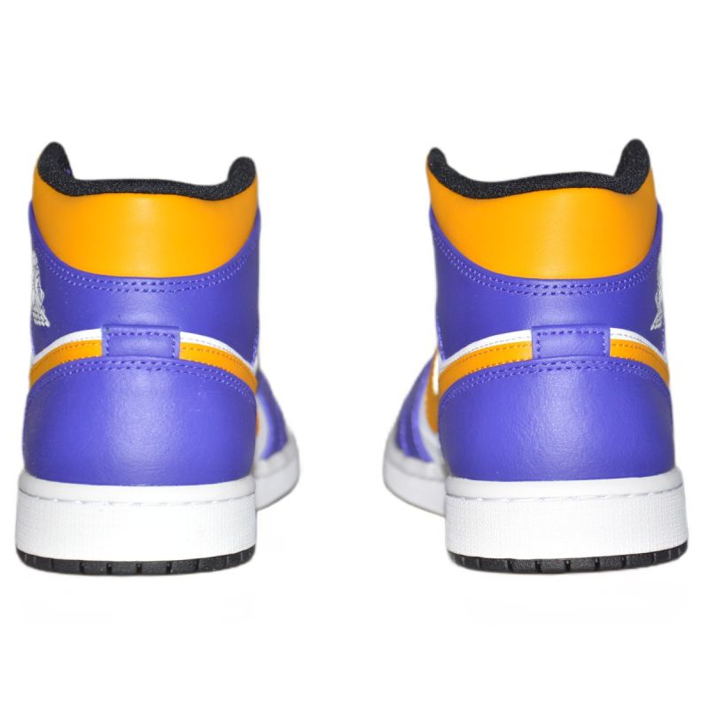 AIR Jordan 1 MID Sneakers Los Angeles Lakers LA - tornacipő