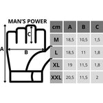Enero Man'S Power R.Xxl Fit Fitness Gloves fekete kesztyű