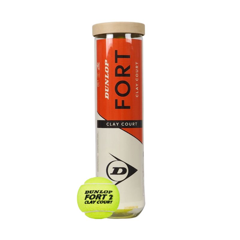 Dunlop Fort Clay Court Tennis Balls 4 pcs zöld labda 601613