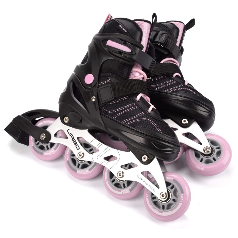 Meteor M 34-37 Urbo Roller Skates Black/Pink