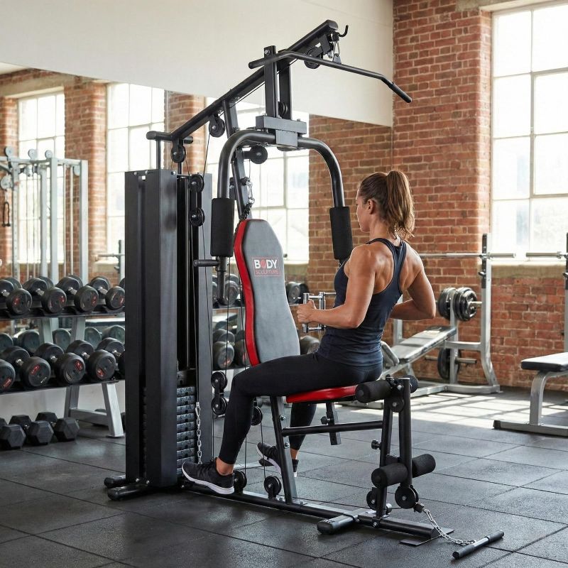Body Sculpture Single-Station Atlase Multigym Bmg 4305 Stack 65 Kg edzőfelszerelés BMG4305