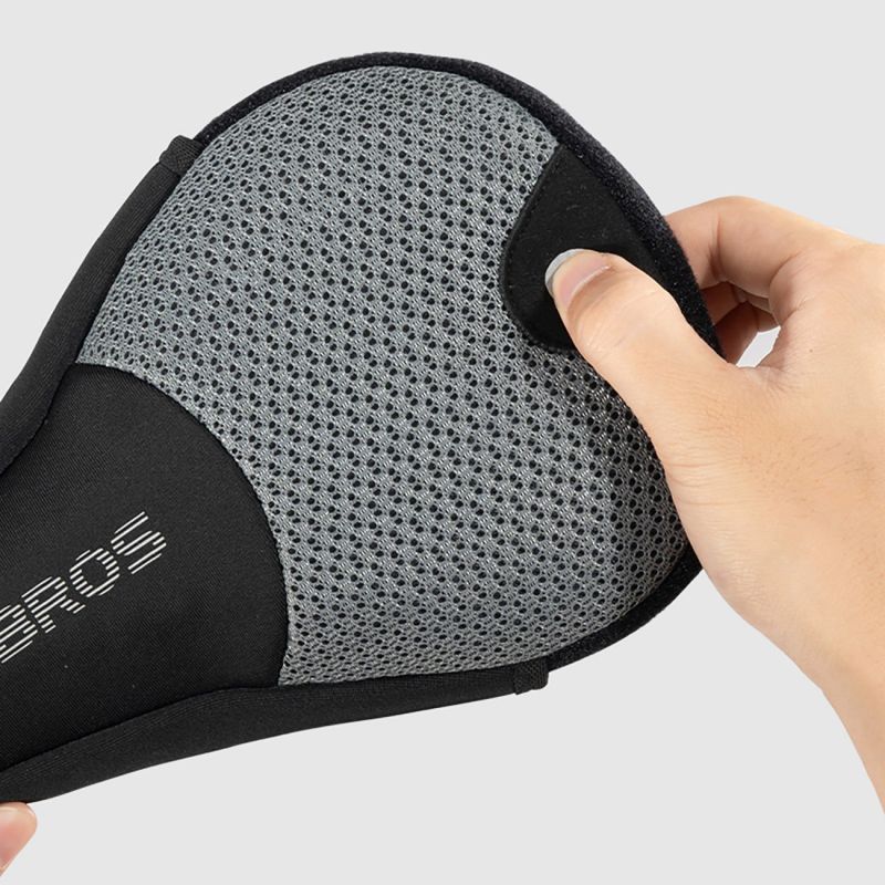 Rockbros Cover Bicycle Seat Cushion Size L - Black czarny \ l pillows and headrests, covers