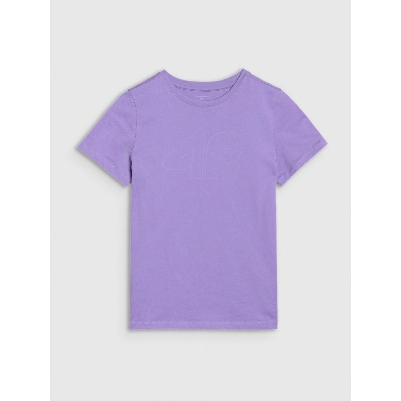 Girls' regular printed T-shirt 4F 4FJWSS25TTSHF2176-51S póló