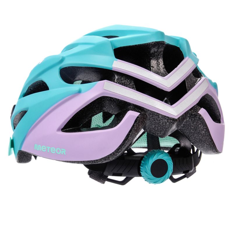 Meteor Marven pink/mint bicycle helmet rózsaszín sisak 24739-24740