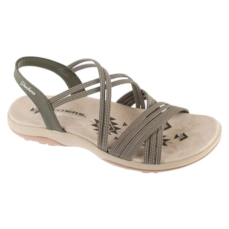 Skechers Reggae Slim - Turn It Up Green zöld utcai cipő 163117-OLV