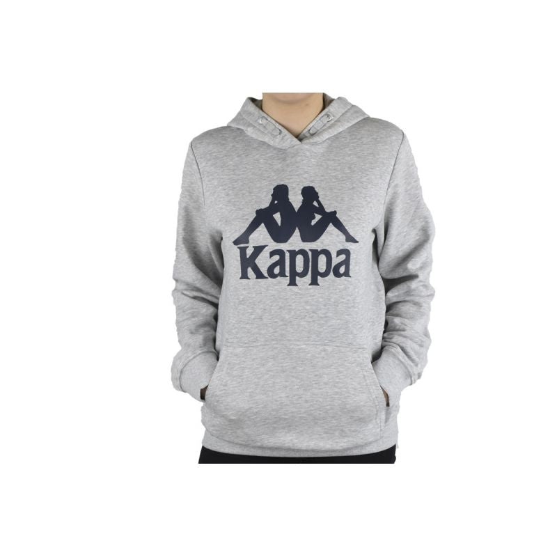 Kappa Taino Kids Hoodie Junior szürke kapucnis pulóver 705322J-18M