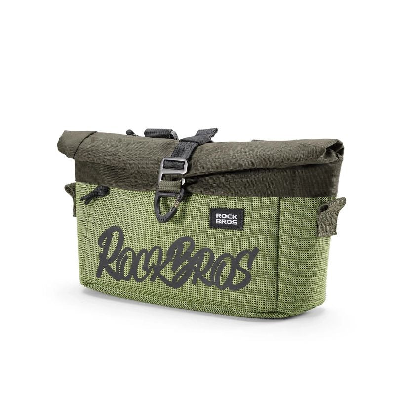 Rockbros W020 Dual-Purpose Front Bag, Bike/Shoulder - Green zöld táska