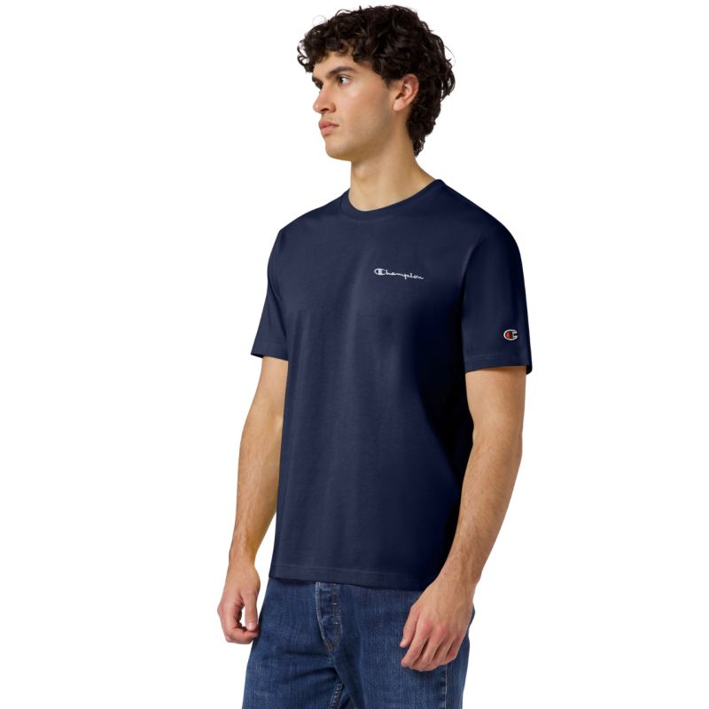 Men's Champion SS Tee Navy Blue 221798 BS501 sötétkék póló