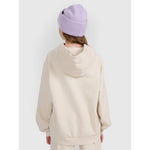 Girls' sweatshirt with hood, open, 4F 4FJRAW25TSWSF2294-11S kapucnis pulóver