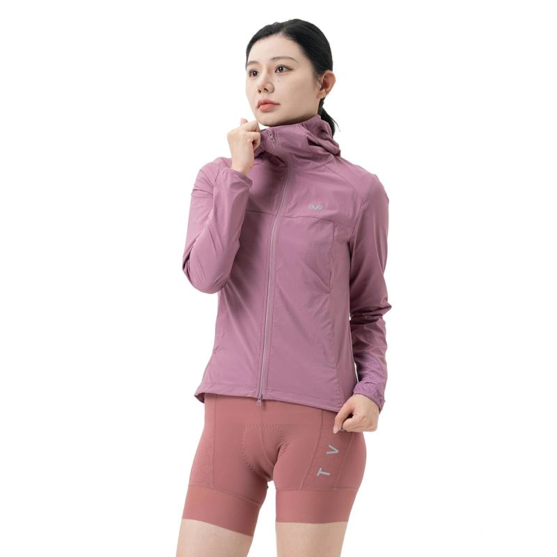 Rockbros TVI Women's Cycling with Hood L - Pink rózsaszín dzseki 304004-211758