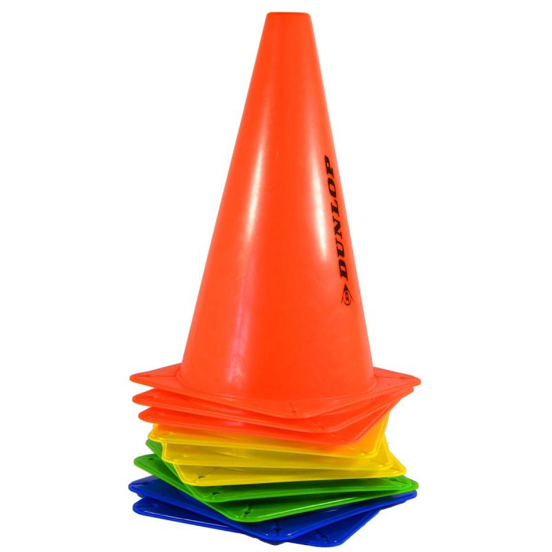 Dunlop Set Of Training Cones 23 Cm Height 10 Pcs kiegészítő GSP-138466