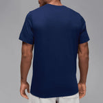 jordan Air Jumpman Embroidered Air Crew Navy Blue Men's Sports T-Shirt - sötétkék póló