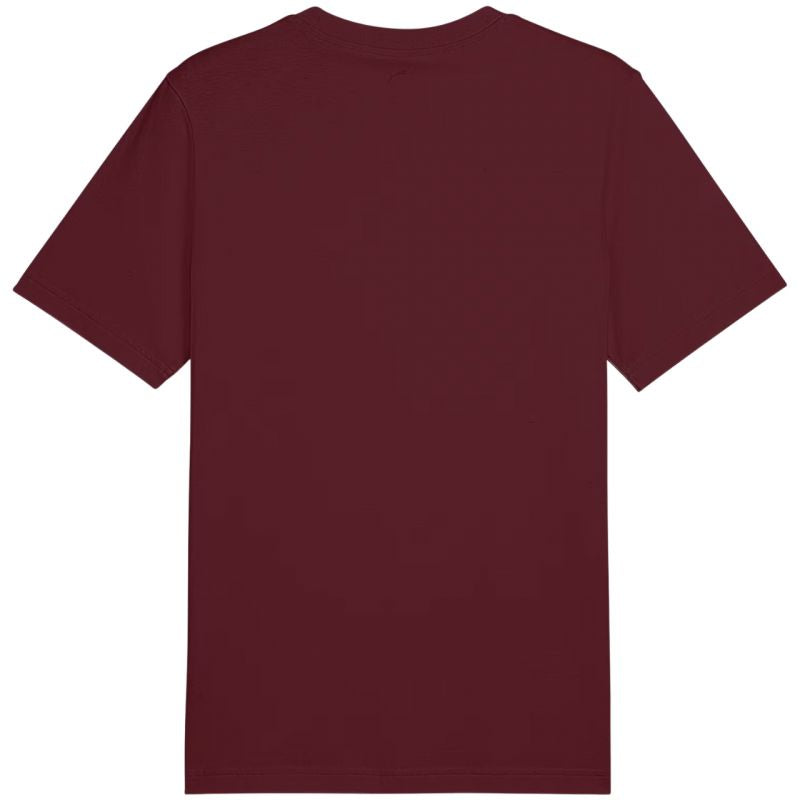 Puma Ess Elevated Tee Burgundy Men's T-Shirt 684726 96 Ruházat