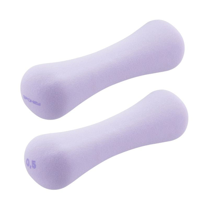 Spokey Bone dumbbells 2 x 0.5 kg purple 941960 General
